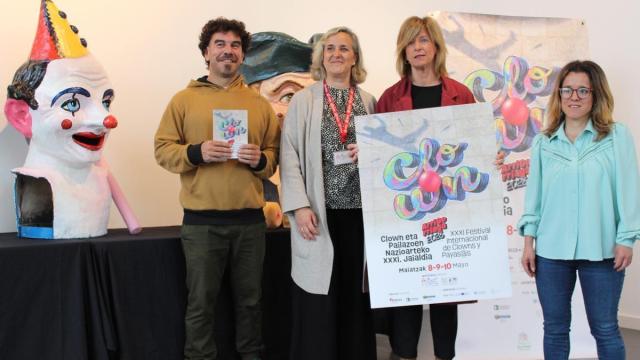 En la presentación del festival ya se han podido ver los cabezudos de Arrigorriaga