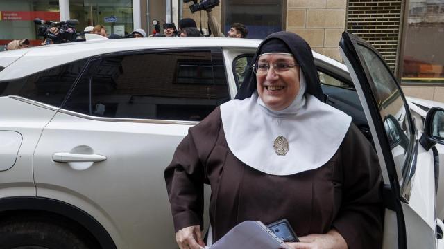 La exabadesa del Monasterio de Belorado, Laura García de Viedma, ha declarado como investigada en un delito de apropiación indebida. / EFE La exabadesa del Monasterio de Belorado, Laura García de Viedma, ha declarado como investigada en un delito de apropiación indebida.