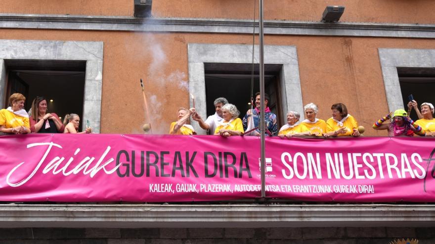 Las Chicas de Oro lanzan el chupinazo