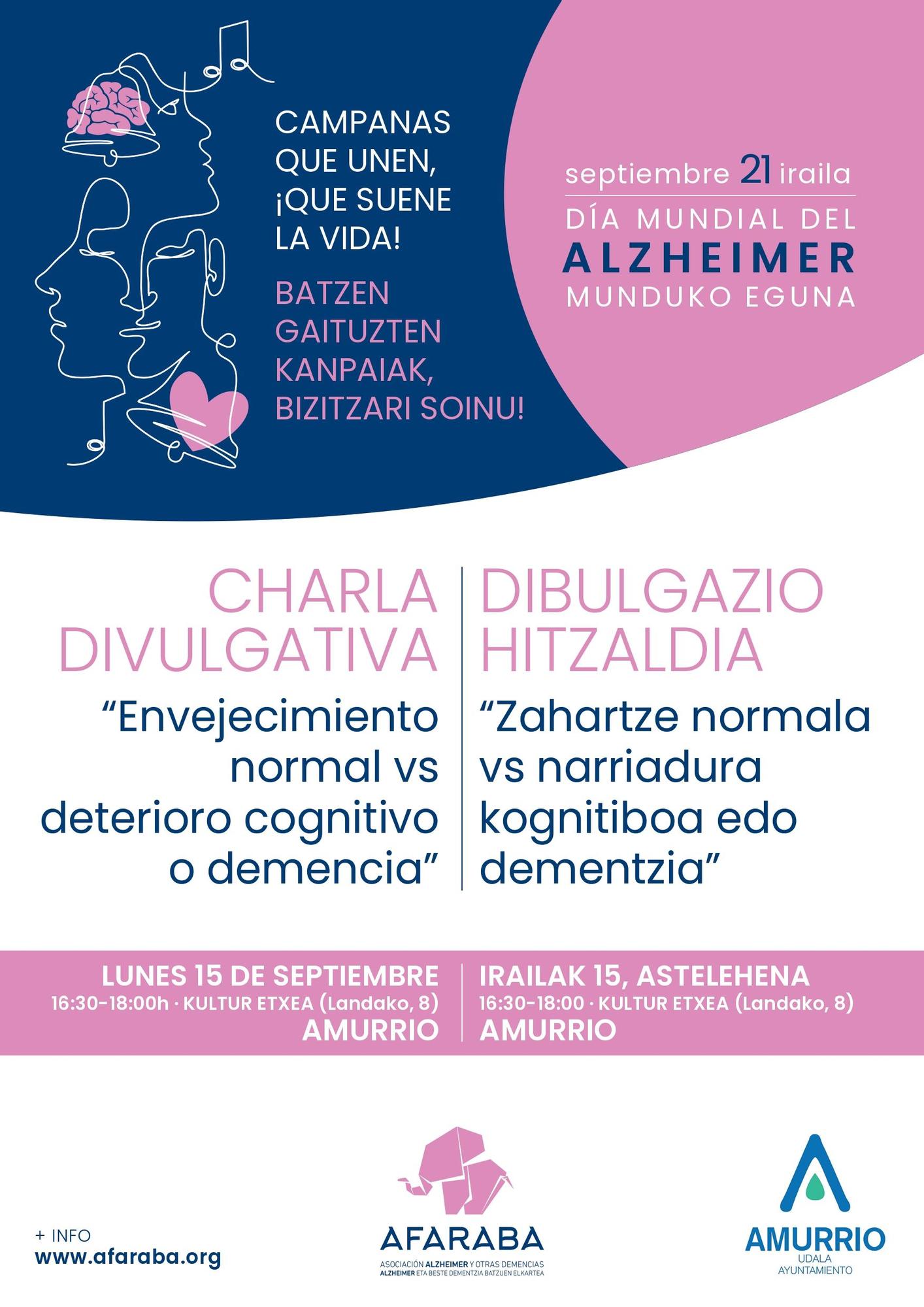 Cartel de la charla del día 15