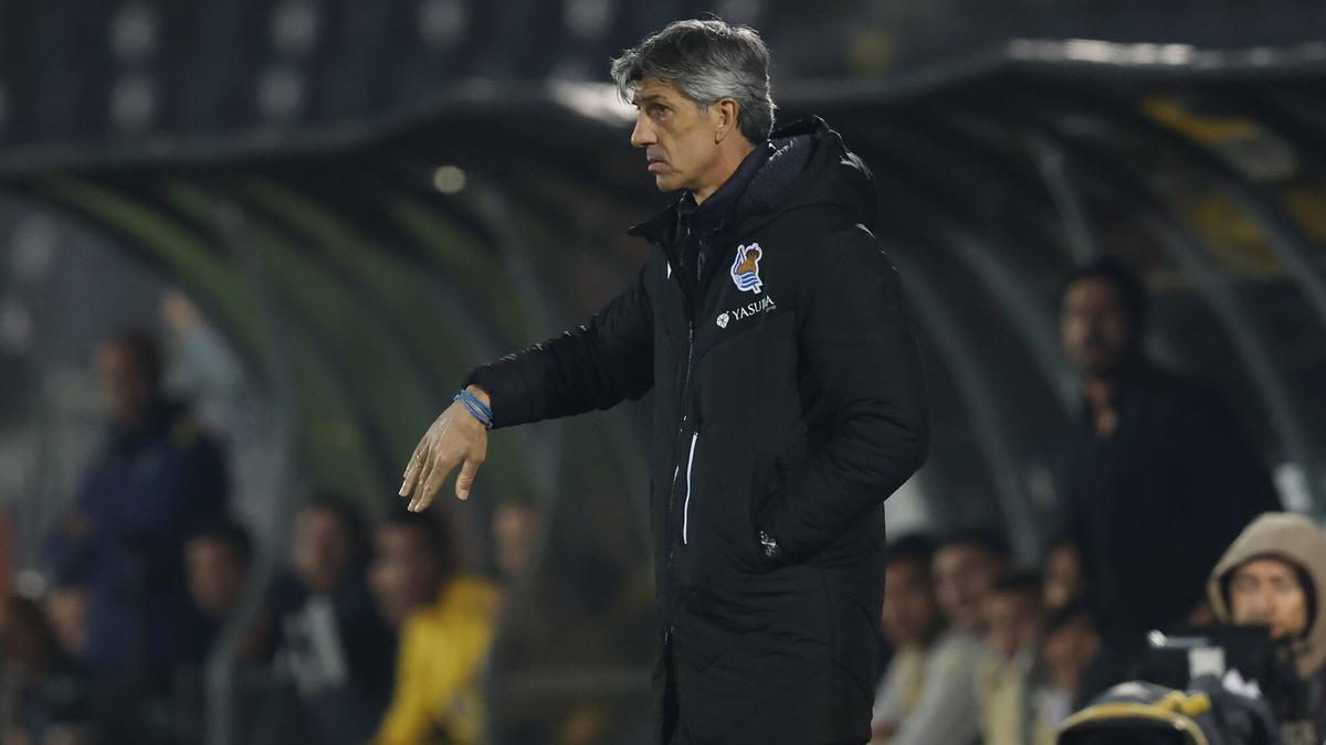 Imanol Alguacil en el partido ante el Maccabi Tel Aviv. / ANDREJ CUKIC