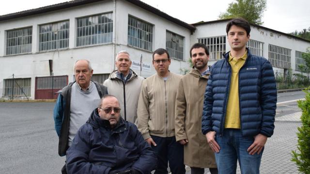 Ediles del PNV en la comarca en la presentación de su propuesta para hacer frente a la problemática de la vivienda.