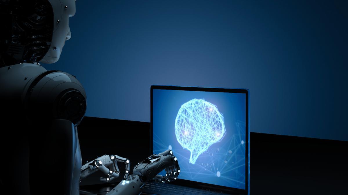 Una representación de la inteligencia artificial.