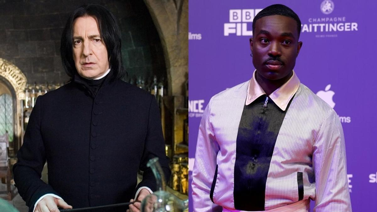 Alan Rickman como Severus Snape y Paapa Essiedu.