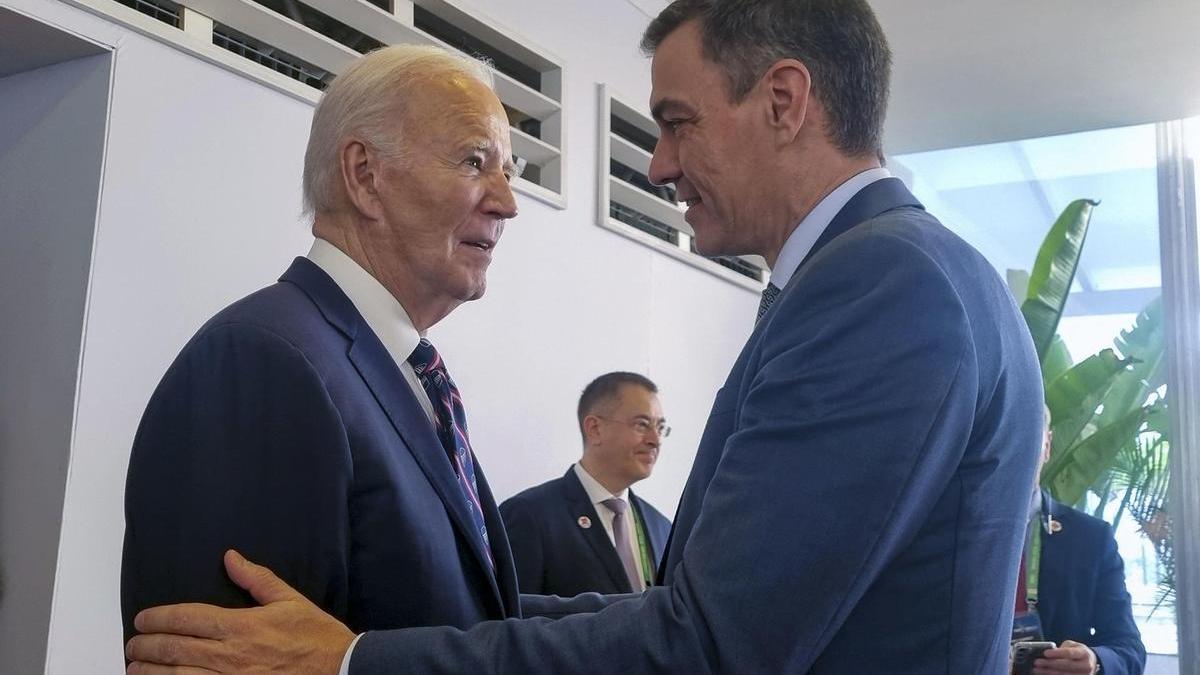 Biden y Trump se encuentran en la cumbre del G20.