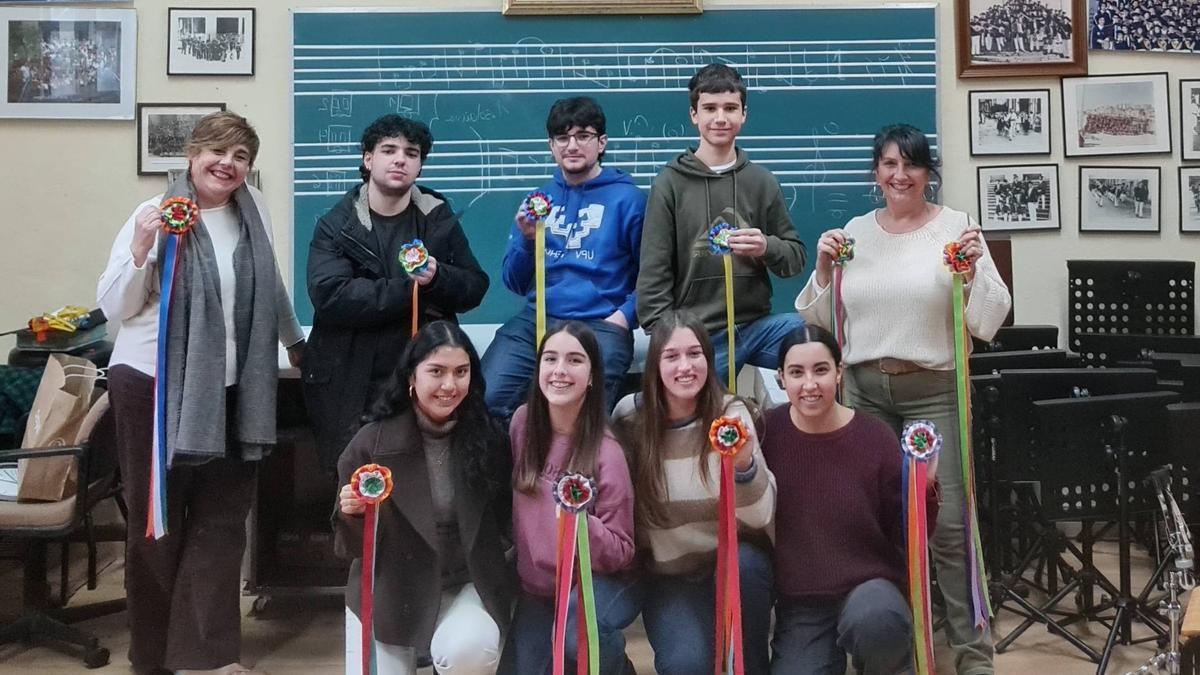 El objetivo de la estudiantina Itxaropena es asegurar el relevo generacional.