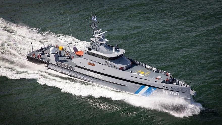 Barco de la Guardia Costera de Grecia.