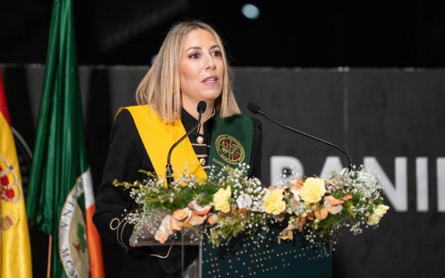 La presidenta de la Junta de Extremadura en funciones, María Guardiola.