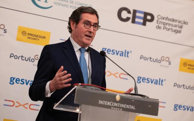 El presidente de la CEOE, Antonio Garamendi.