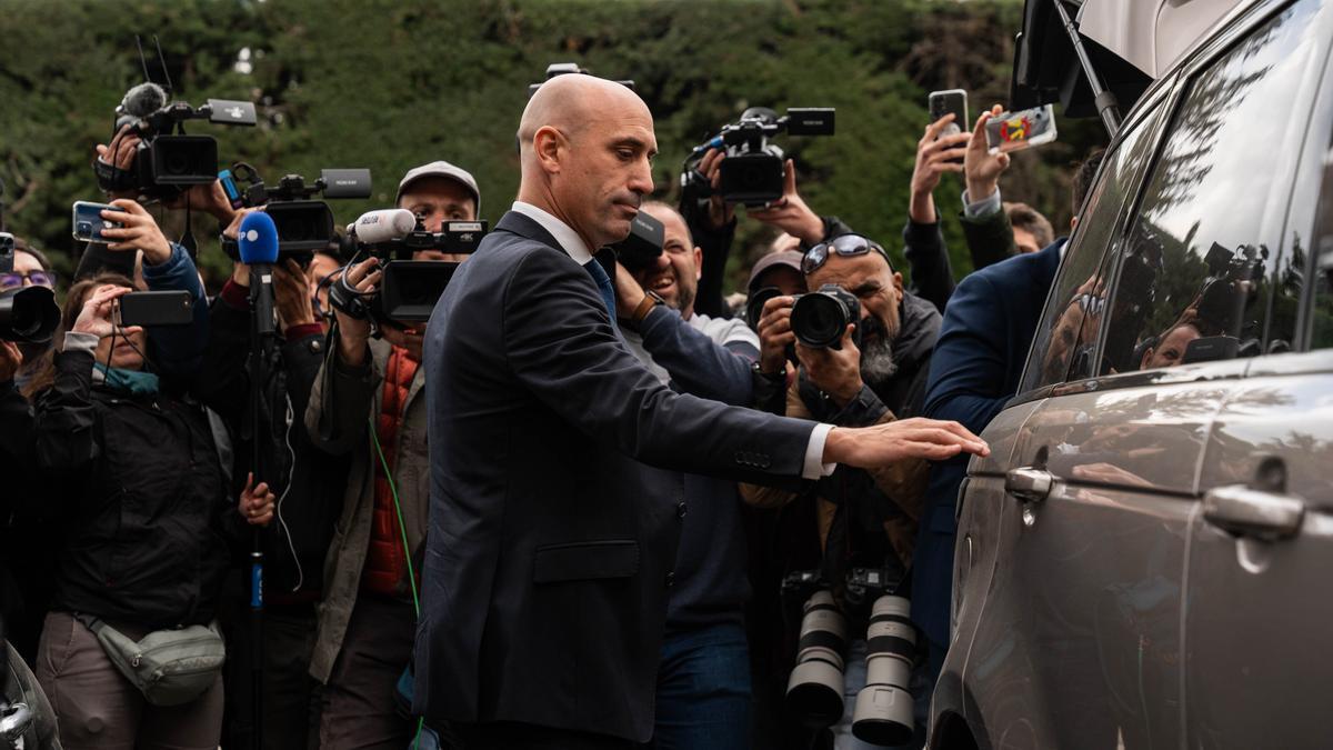 El expresidente de la RFEF, Luis Rubiales