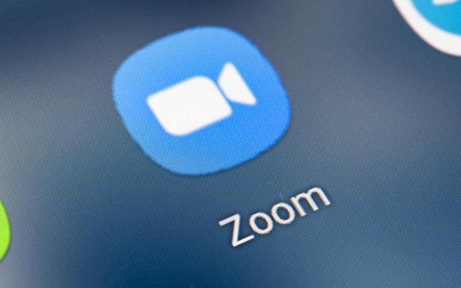 Logotipo de la empresa Zoom. Logotipo de la empresa Zoom.