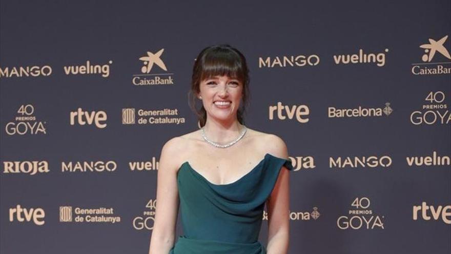 La actriz Susana Abaitua posa en la alfombra roja de la 40º edición de los Premios Goya 2026