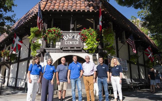 El lehendakari, Imanol Pradales, en Boise (Estados Unidos).