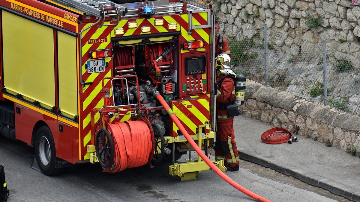 Imagen de archivo de los bomberos de Francia.