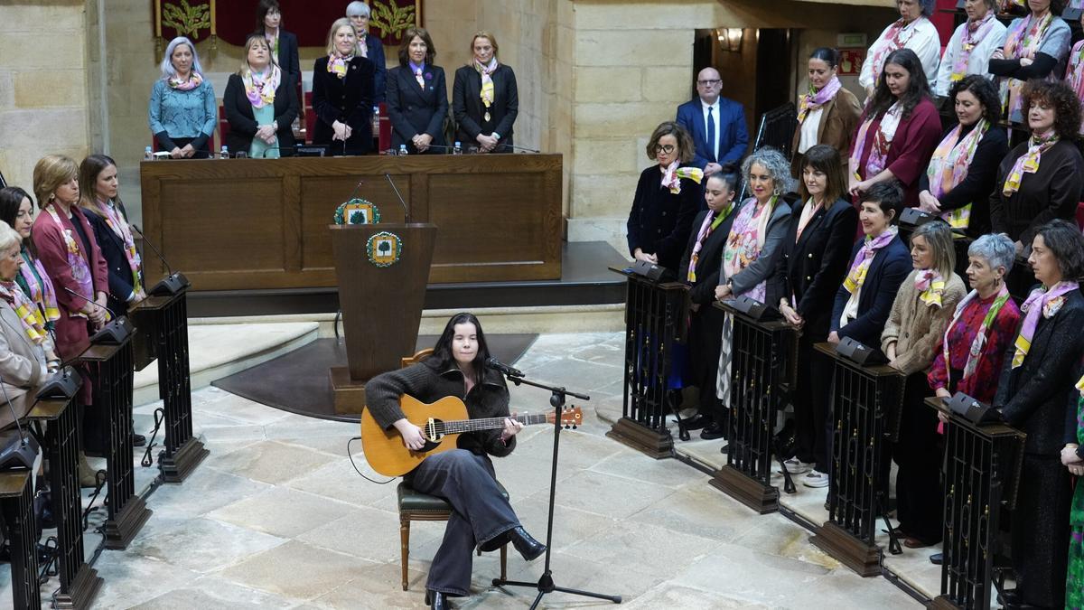 Décima Asamblea Extraordinaria de Mujeres en la Casa de Juntas de Gernika