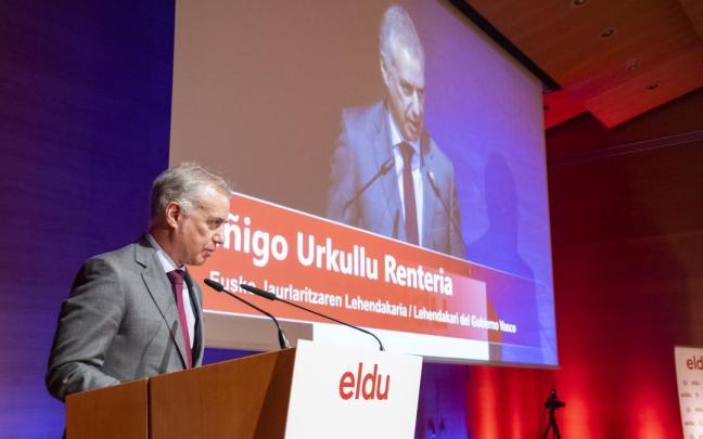 El lehendakari, Iñigo Urkullu, en la celebración del 60 aniversario del grupo ELDU.