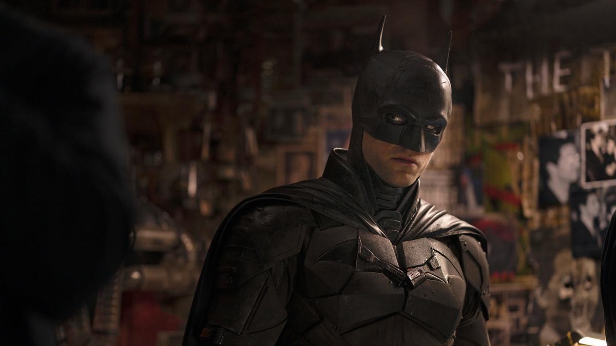 Robert Pattinson como Batman en la última adaptación cinematográfica del superhéroe.