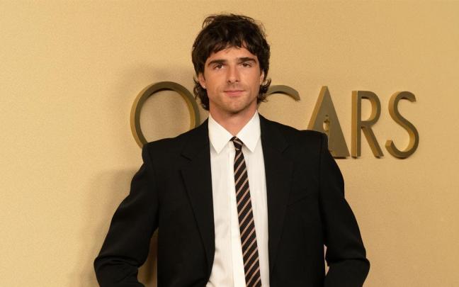 El actor Jacob Elordi en la comida que reunió hace unas semanas a los nominados a los Oscars.