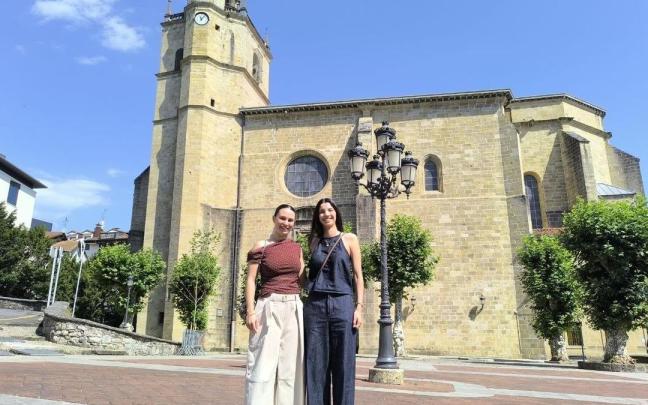 La cantinera de Santiago, Elene Gajate, y la de Anaka, Ainara Villimar
