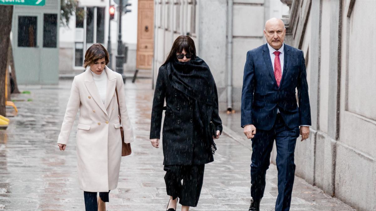Jéssica Rodríguez, expareja del exministro José Luis Ábalos, a su llegada al Tribunal Supremo el pasado 27 de febrero.