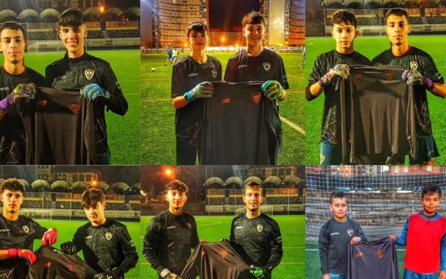 Los equipos vizcainos se unen al homenaje a Iribar Los equipos vizcainos se unen al homenaje a Iribar