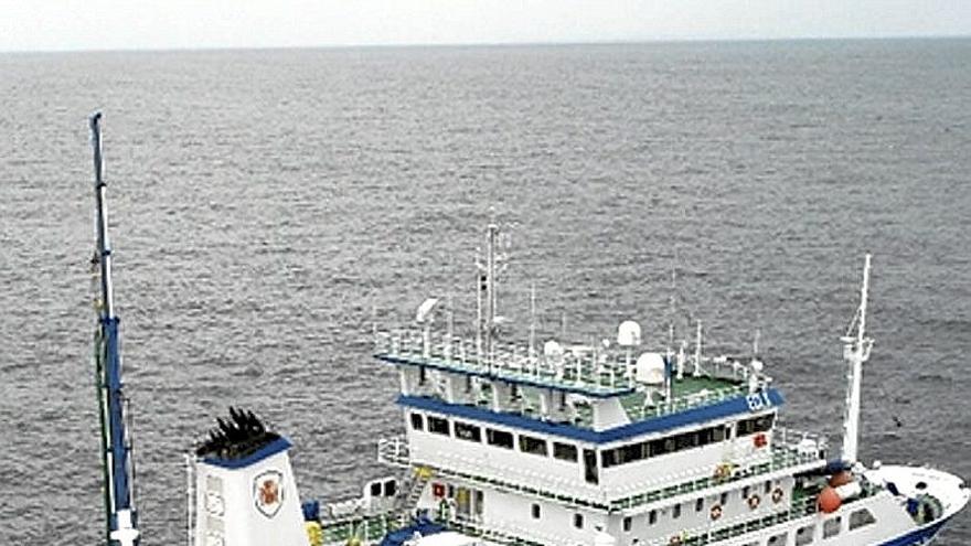 El buque oceanográfico ‘Emma Bardán’. | FOTO: MINISTERIO DE PESCA