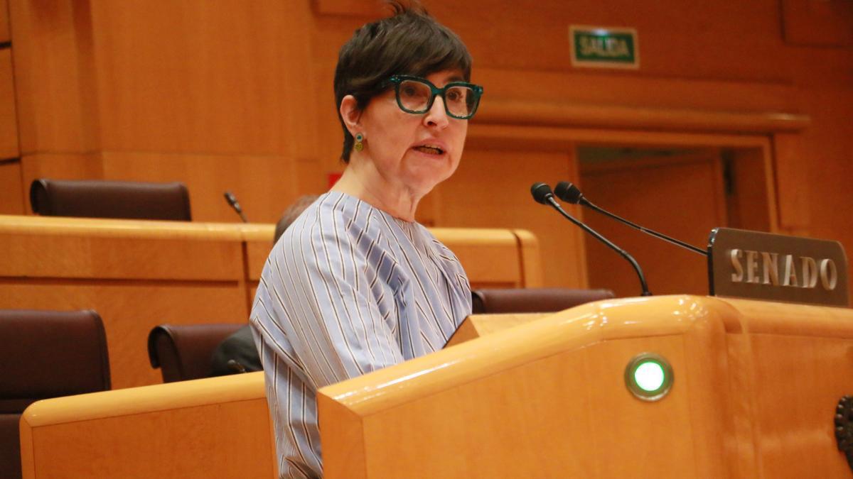 La senadora María Dolores Etxano.