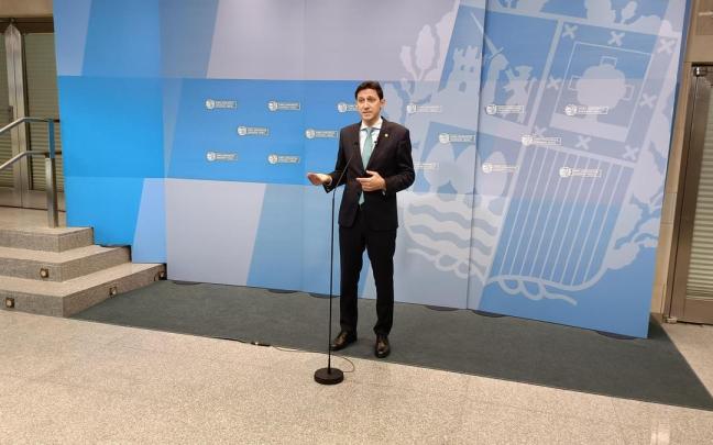 Noël D'Anjou, durante la comparecencia.