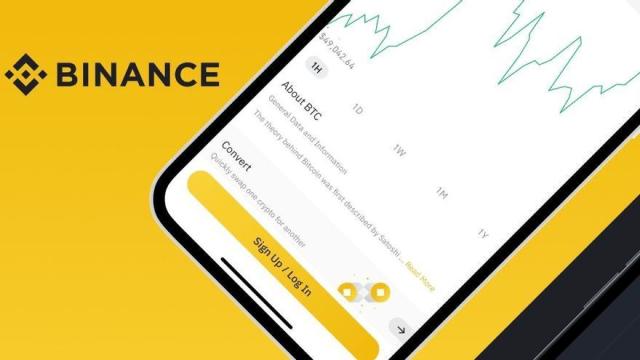 La plataforma de criptoactivos Binance.