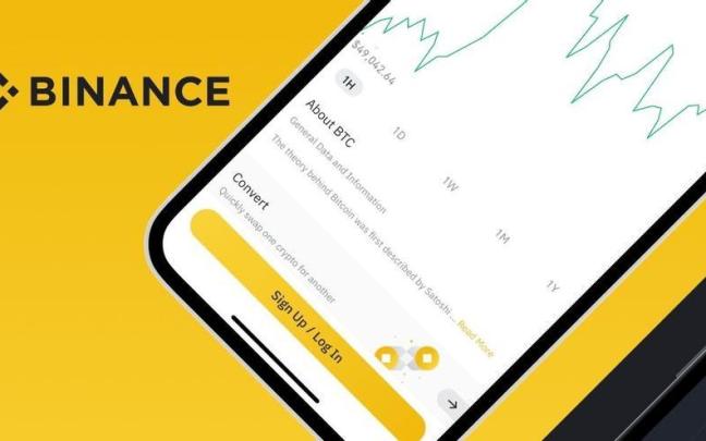 La plataforma de criptoactivos Binance.
