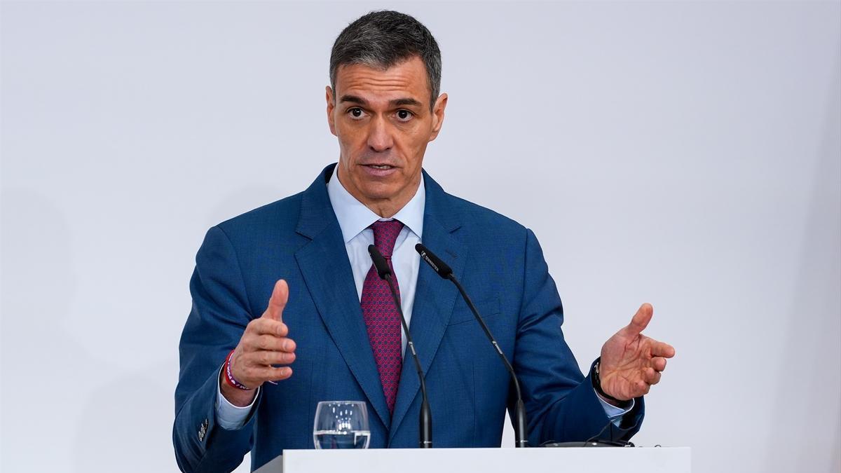 Comparecencia ante los medios del presidente del Gobierno, Pedro Sánchez.