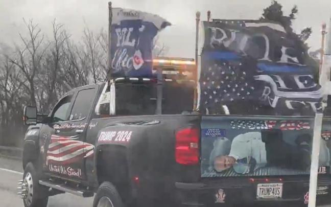 La polémica imagen compartida por Trump.