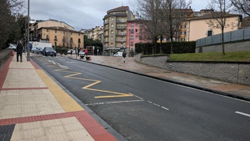 La calle Garcia Goldaratz.