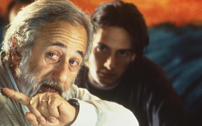 Adolfo Aristarain, junto a Juan Diego Botto en el rodaje de'Martín (Hache)'.