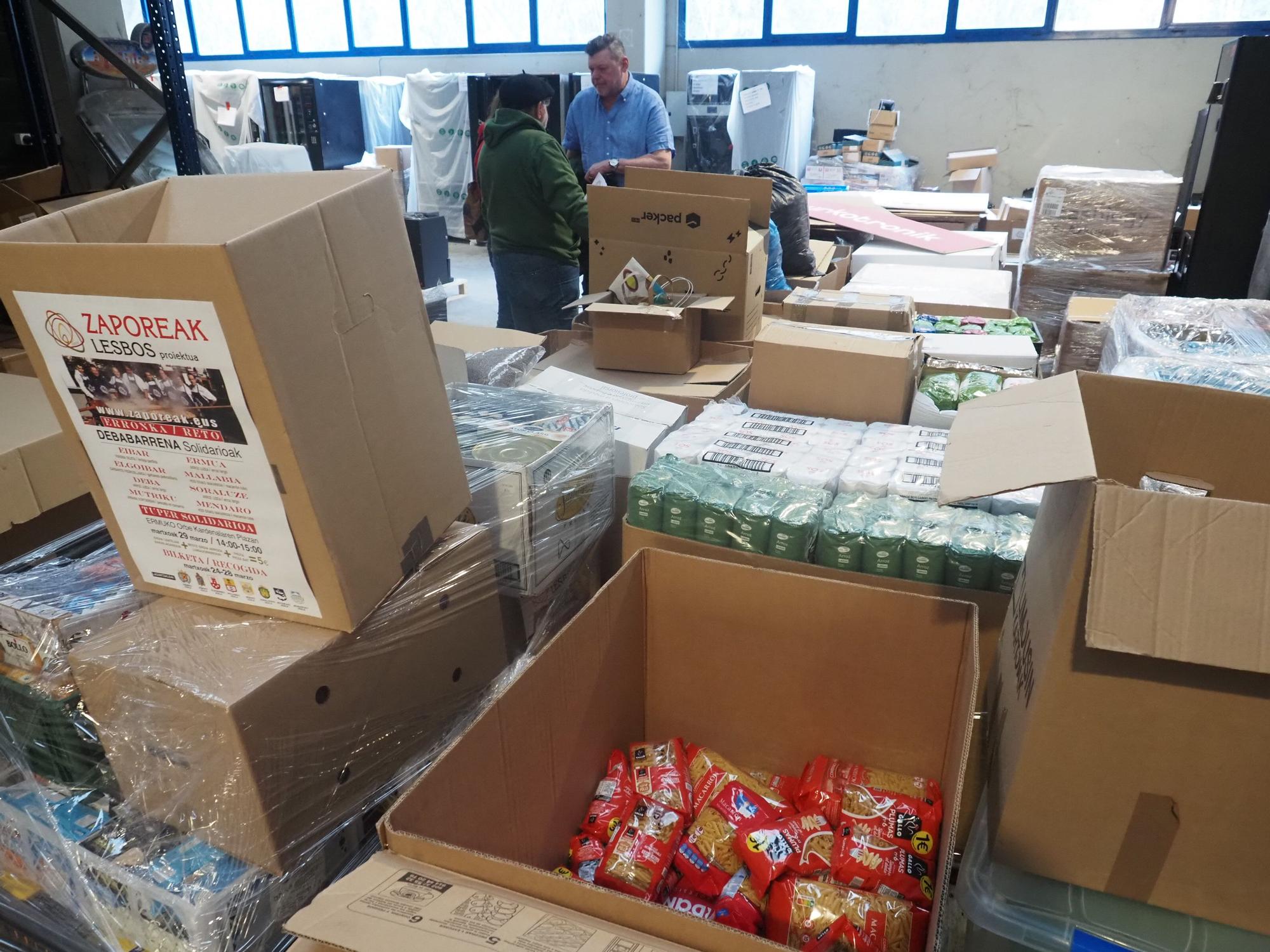 El reto de este años es recoger 25.000 kilos de alimentos en los distintos pueblos de la comarca de Debabarrena.