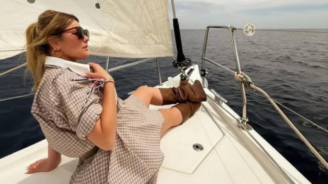 Amaia Montero a bordo de un velero en su último post de Instagram