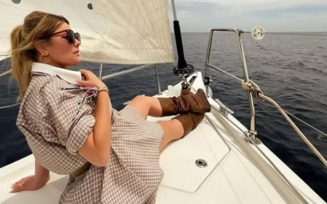 Amaia Montero a bordo de un velero en su último post de Instagram