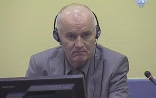 El excomandante serbobosnio Ratko Mladic