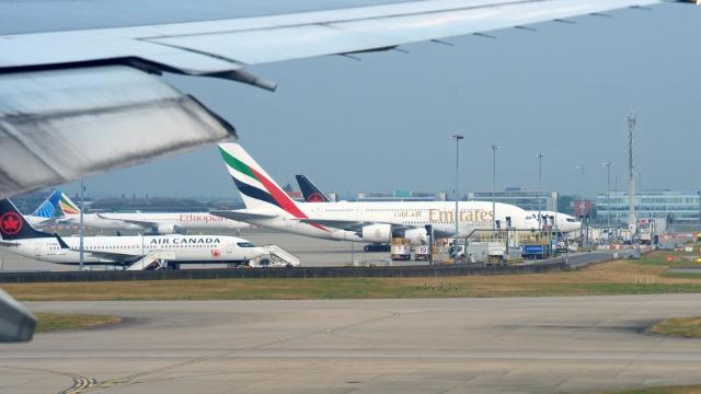 Aviones en Heathrow.