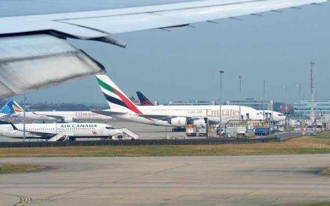 Aviones en Heathrow.