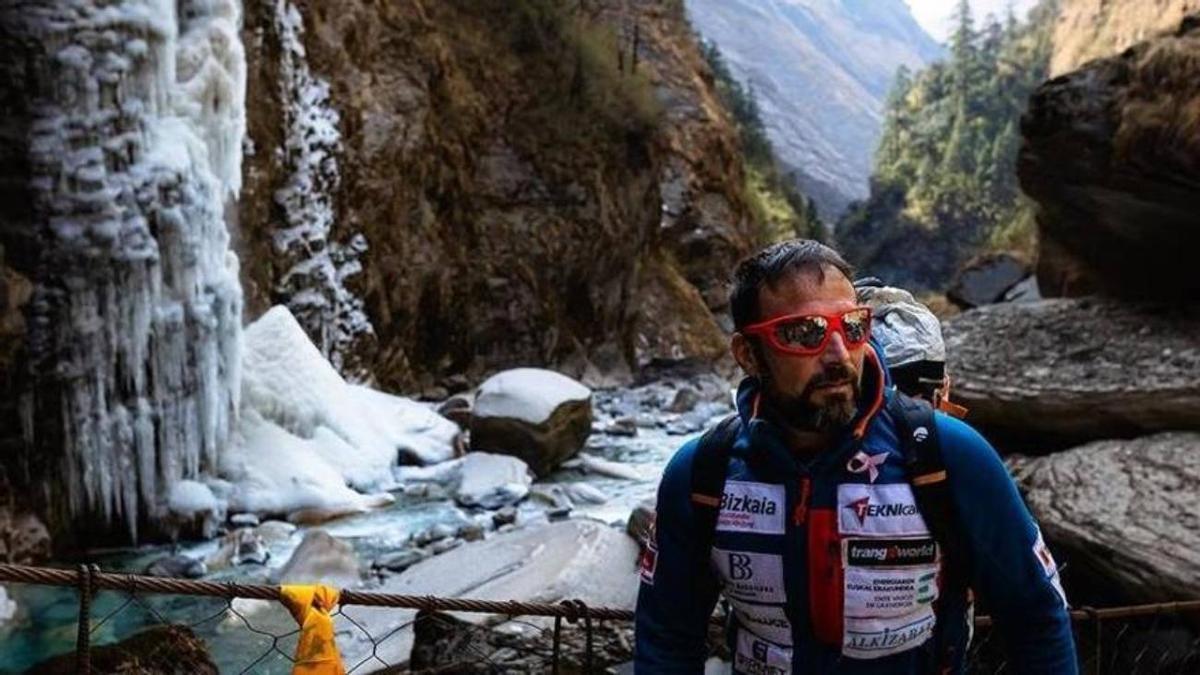 El alpinista Alex Txikon en el Annapurna