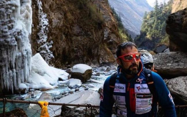 El alpinista Alex Txikon en el Annapurna