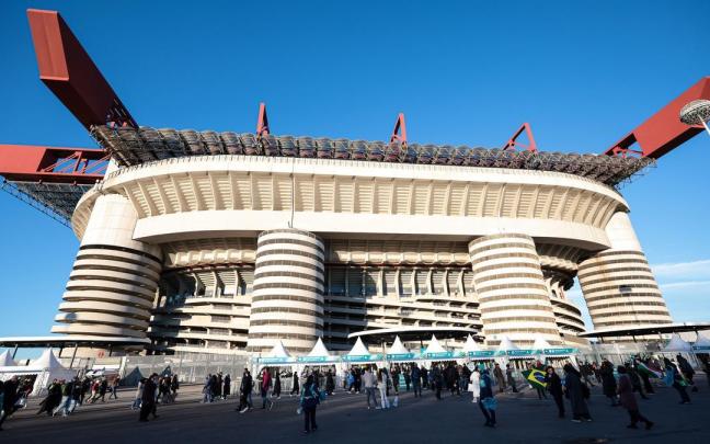 Estadio de San Siro, en Milán.
