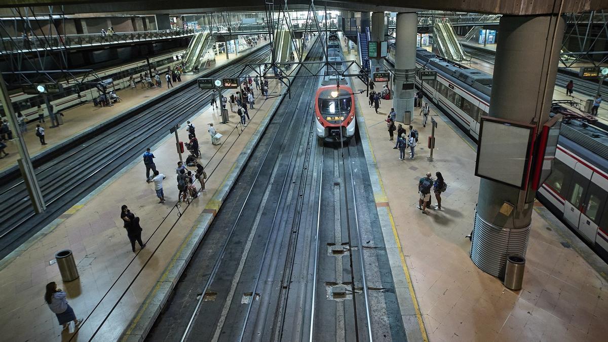 La estación de Atocha-Almudena Grandes, en Madrid.