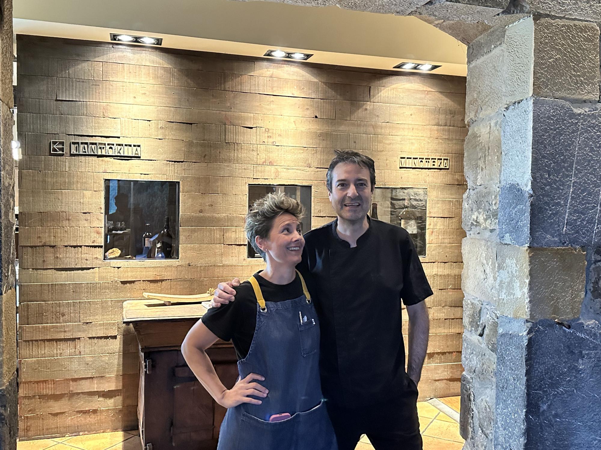 Maider Larrañaga e Igor Ezpeleta, de Arteaga Landetxea.