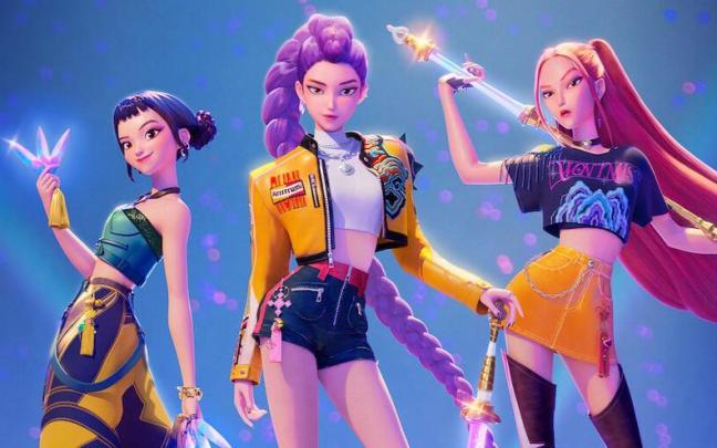 Vista de la serie ‘Las guerreras K-Pop’