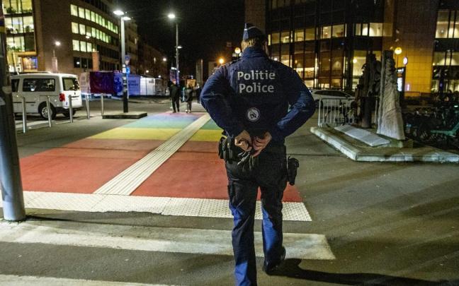 Un agente de la Policía de Bélgica en una foto de archivo.