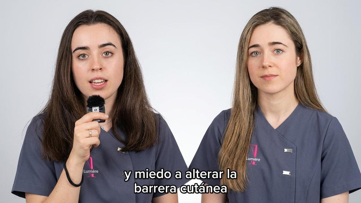 Las dermatólogas Leire y Amaia Barrutia