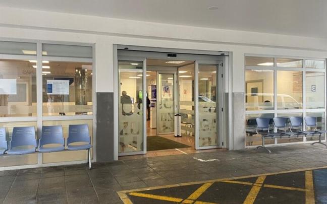 La nueva entrada principal del hospital de Zumarraga.