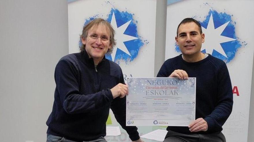 Unai Gardoki y Joseba Tristán, con ‘Escuelas de invierno’.